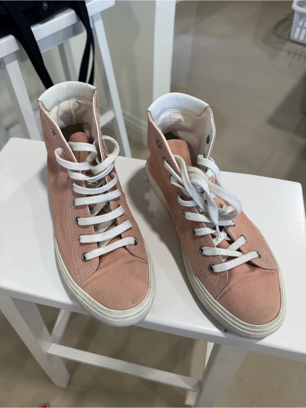 Yves Saint Laurent Malibu Mid-Top Sneakers